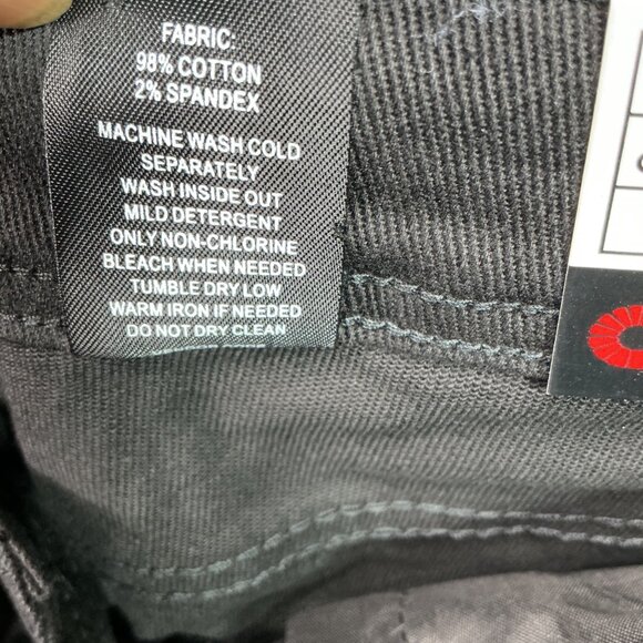 Akademiks Mens Size 38x32 Black Straight Fit Stretch Denim Jeans Casual Wear - Picture 4 of 11